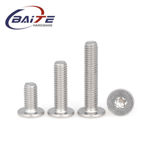 Pernos de cabeza plana biselados <span class=keywords><strong>Allen</strong></span> de acero <span class=keywords><strong>inoxidable</strong></span> M3 M4 M5 M6 M8 con tornillos Phillips para muebles medidos en pulgadas - Product Image 4