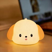 Lampe de nuit pour bébé en silicone souple, rechargeable par USB, avec commande tactile, lumière LED pour la chambre d'enfant, cadeau pour le sommeil