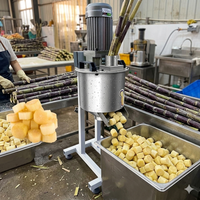 Automatische suikerrietensnijder Commerciële elektrische suikerrietensnijmachine Hoog rendement suikerrietsegmenteermachine voor winkels