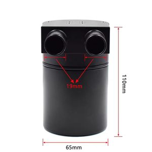 Réservoir d'huile à baffle en aluminium billet, séparateur d'huile en circuit fermé, pot de recyclage d'huile usagée pour BMW N54 335i 535i E90 E91 E92 E93 E6 - Product Image 3