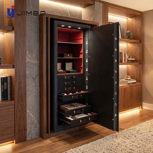 Cassaforte di Lusso Homisafe per Gioielli, 8 Cassetti, Ripiani Regolabili, Armadio in Acciaio per Casa <span class=keywords><strong>e</strong></span> Villa - Product Image 1
