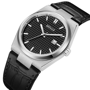 <span class=keywords><strong>BAogela</strong></span> 22802คลาสสิกนาฬิกาควอตซ์สำหรับผู้ชายสายหนังแท้กันน้ำปฏิทินนาฬิกาข้อมือธุรกิจกระชับ - Product Image 2