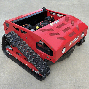 จัดส่งฟรีหุ่นยนต์ตัดหญ้าอัจฉริยะ RC รถตัดหญ้าน้ำมันเบนซินมินิแทรคเตอร์ขนาดเล็กหุ่นยนต์เลี้ยวไม่ใช้แก๊สเครื่องตัดหิมะใบมีดตัดหญ้า - Product Image 3