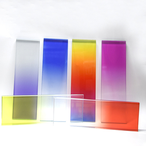 <span class=keywords><strong>Verre</strong></span> dégradé de glaçure teintée bon marché <span class=keywords><strong>verre</strong></span> d'art coloré <span class=keywords><strong>verre</strong></span> feuilleté trempé dégradé décoratif - Product Image 3