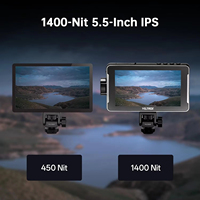 Moniteur d'appareil photo VILTROX DC-550 Pro II avec écran tactile IPS 1920*1080, contrôle de l'appareil photo pour les appareils photo reflex numériques et hybrides Sony Canon