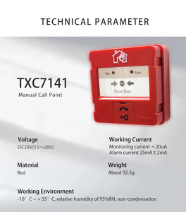 Factory Price of Fire Alarm Conventional Manual Call Point Fire Alarm <strong>System</strong> Mcp - Product Image 6