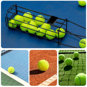 Recogedor de Pelotas de Tenis Portátil JIAXIN, Cesta Recolectora de Pelotas de Tenis Profesional de Presión Rápida, Ahorra Tiempo y Esfuerzo - Product Image 4