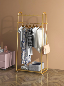 洋服ラック北欧ライト高級アイアンアートフロアコート帽子ラックコートハンガーディスプレイラック工場直販 - Product Image 2