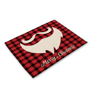 मीरा क्रिसमस Placemat क्रिसमस की सजावट हिमपात का एक खंड हिरन खाने की मेज घर की सजावट के लिए क्रिसमस तालिका जगह मैट महसूस किया - Product Image 6