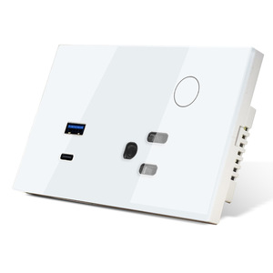 Enchufe Inteligente USB con WIFI y Especificaciones Estadounidenses, 16A, PD30W, Carga Rápida, Compatible con Memoria de Corte de Energía, Panel de Vidrio Templado - Product Image 3