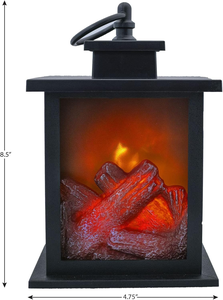 Fuente de luz <span class=keywords><strong>LED</strong></span> ABS de tamaño pequeño, linterna de <span class=keywords><strong>chimenea</strong></span> portátil sin llama, <span class=keywords><strong>efecto</strong></span> de llama de salto contemporáneo para sala de estar - Product Image 3