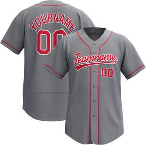 Camiseta de béisbol personalizada para jóvenes y mujeres, camisetas con botones personalizadas con estampado cosido, uniforme deportivo para hombres, mujeres y jóvenes - Product Image 2