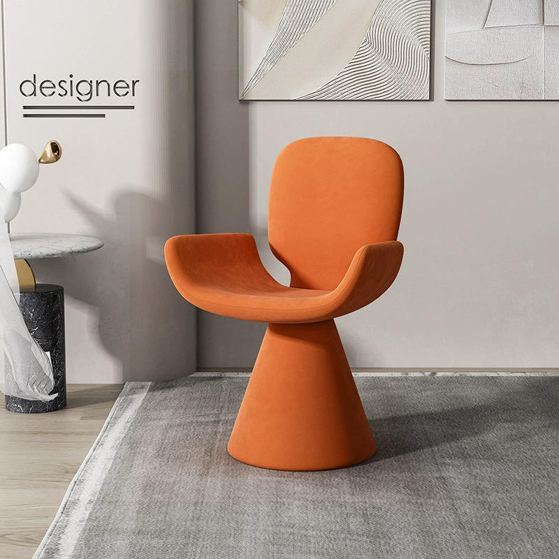 Velours givré orange