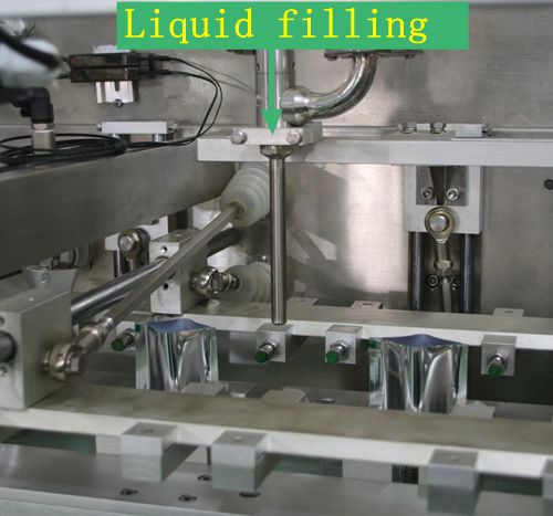 High-Speed Automatic Multi-Function Sachet Filling Packing Machine for Beverages Chemicals Oil Powder Granules PLC for Plastic