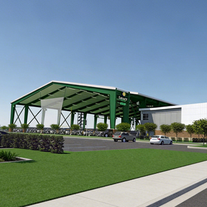 Cubierta Metálica para Piscina con Certificación ISO, Conexión por Pernos, Soporte de Correas, Tecnología Innovadora, Base Estable - Product Image 1