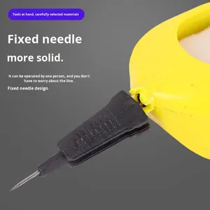 Enrouleur automatique de ligne de marquage pour le travail du bois, marqueur de ligne à rebond élevé et auto-enroulant avec recharge de poudre pour la menuiserie - Product Image 4