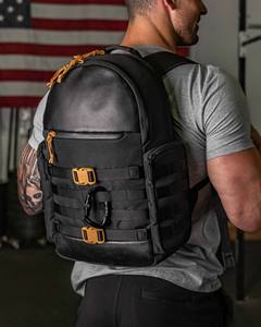 Factory Custom Tactical Style Oxford Genuine <b>Vegan</b> <b>Leather</b> Laptop <b>Backpacks</b> for Men - Product Image 1