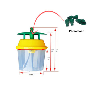 Trampa de Plástico Resistente y Ecológica para Polillas, Trampa de Feromonas, Detector de Insectos, Control de Plagas en Exteriores - Product Image 5