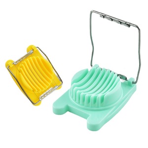 Outil ménager multifonctionnel, coupe-œuf en métal fantaisie en forme de pétale, trancheur de stock pour la cuisine domestique - Product Image 5