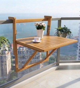 Table de balcon TORONTO, plusieurs couleurs, pour balcons d'appartements et usage extérieur, fonction pliable, dimensions 700 x 590 mm - Product Image 3