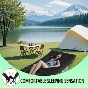 Lit de camping pliant avec sac de rangement pour adultes Lit de couchage léger portable pour voyage en plein air randonnée facile à installer - Product Image 5