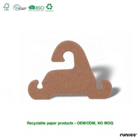 Cintres écologiques en carton recyclé épais pour sandales de plage, cintres de rangement, crochets muraux certifiés FSC à installer