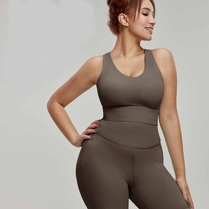<span class=keywords><strong>Soutien</strong></span>-<span class=keywords><strong>gorge</strong></span> de sport à col en V avec logo OEM, <span class=keywords><strong>soutien</strong></span>-<span class=keywords><strong>gorge</strong></span> de sport à fort impact, grande taille, <span class=keywords><strong>soutien</strong></span>-<span class=keywords><strong>gorge</strong></span> pour femmes avec bonnets fixes pour le yoga, la remise en forme, la salle de sport - Product Image 5