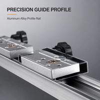 Rail de guidage linéaire double axe haute précision SGR20N, curseur à rouleaux SGB20N, 3/4/5 roues en option, avec ou sans verrouillage pour CNC