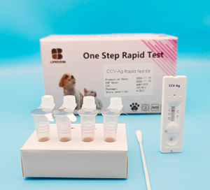 Prix usine Canine Coronavirus Ag Test kit Parvovirus + ccv + giardia + rotavirus/cpv + Ccv + Gia + Crv Ag Test Pet Cat Test Kit - Product Image 4