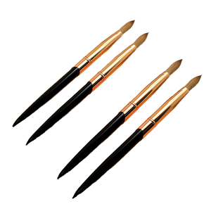 Pinceau professionnel 3D pour nail art, stylo de sculpture pour gel UV, manche en aluminium, outil de manucure acrylique - Product Image 1