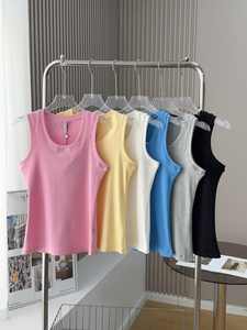 GX7114 Ropa de Verano de Moda, Boutique, Camiseta sin Mangas con Cuello Redondo para <span class=keywords><strong>Mujer</strong></span>, <span class=keywords><strong>Chaleco</strong></span> - Product Image 2
