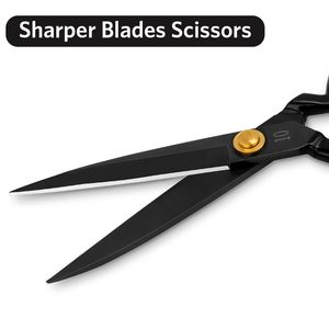 Professional 10" Heavy Duty Stainless Steel Tailor <b>Scissors</b> Industrial Strength DIY Leather <b>Sewing</b> Sharp Home Office Dressmaker - Product Image 3