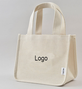 Bolsa de lona al por mayor, bolso de mano, bolso de hombro con bolsillo, logotipo personalizado en algodón, bolso de mujer, bolso tote, bolso cruzado - Product Image 1