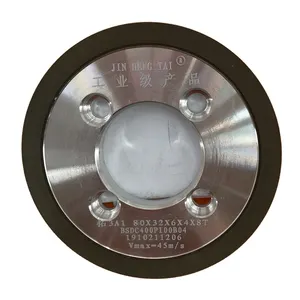 מכירה חמה של גלגל שחיקה יהלום כלים שוחקים לחידוד זווית צד של להב מסור קרביד על מכונת cnc 3A1 80X32X6X4