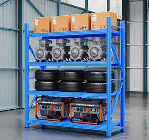 2000ポンド収納棚 ガレージ用ヘビーデューティー、調整可能なメタルシェルフ、ガレージシェルフ セレクトスタッキングラック＆シェルフ - Product Image 6