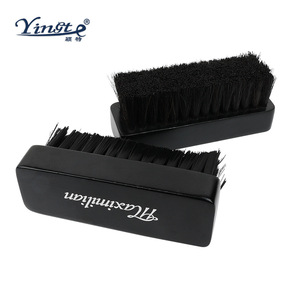 Yinste <b>Shoe</b> <b>Brush</b> Solid Wood Horsehair Soft Bristle For Leather Care And Dust Removal - Product Image 3