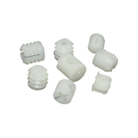 Cheville d'expansion en plastique PP à insertion directe d'usine avec écrou pré-encollé en alliage de zinc pour raccords de connexion de meubles 3-en-1