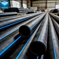 Tuyau en PEHD à faible friction, diamètre 20-1200 mm, pour le transfert d'énergie sur de longues distances à faible consommation