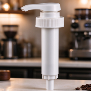 38/400 15cc Plastic Syrup Pump Dispenser White Screw Pump For Coffee Syrup Glass <b>Bottle</b> Beverage Dessert Sauce Dispensing Pump - Product Image 1