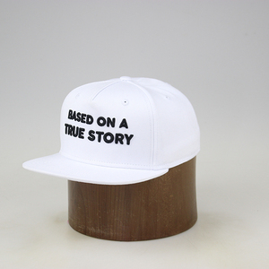High Quality 5 Panel Custom Letter Embroidery <strong>Flat</strong> Brim Corduroy Cartoon Pattern Outdoor Snapback <strong>Cap</strong> <strong>White</strong> - Product Image 2