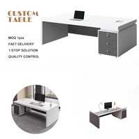 Bureau d'ordinateur en forme de L, bureau de travail, bureau d'angle pour la maison, la chambre à coucher, gain de place, table en MDF, design moderne