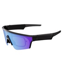 Lunettes Intelligentes de Cyclisme sur Route T5 AI avec Caméra 13MP, ChatGPT, Audio Sportif Extérieur, pour V5.4, 7 Heures d'Autonomie Musicale