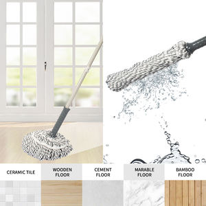 Mopa <span class=keywords><strong>de</strong></span> Microfibra con Palo <span class=keywords><strong>de</strong></span> <span class=keywords><strong>Hierro</strong></span> <span class=keywords><strong>de</strong></span> 128 cm HOLAMOPA, con Mango Antideslizante para Limpieza Industrial <span class=keywords><strong>de</strong></span> Pisos <span class=keywords><strong>de</strong></span> Alta Resistencia - Product Image 5