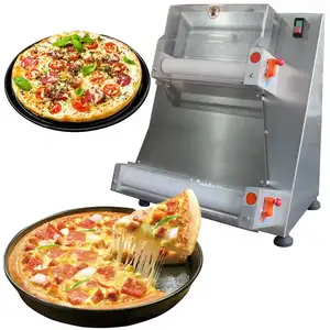 Commerciële Glutenvrije Automatische Maker Pers Deeg Sheeter Rolbasis Maken Pizza Machine Voor Restaurant
