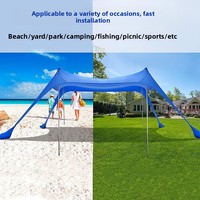 Tente de plage transfrontalière en Lycra, auvent pare-soleil, protection solaire, fraîcheur, pour camping en bord de mer, pêche, manuelle, Leica Skyroof