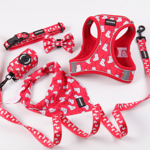OKEYPETS Conjunto de <span class=keywords><strong>Collar</strong></span> de Correa de Perro de Malla Cómoda Neopreno Acolchado Impreso Sublimación Diseño Personalizado Conjunto de <span class=keywords><strong>Collar</strong></span> de Correa de Perro - Product Image 6