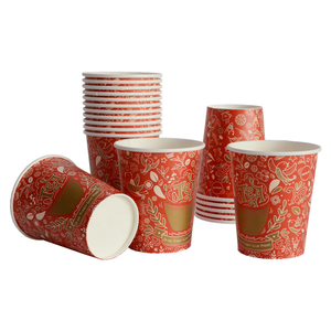 Precio de fábrica 100% taza de papel desechable de una sola pared taza de papel impresa personalizada taza de café caliente ecológica - Product Image 2