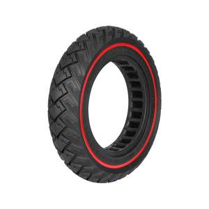 Neumático Sólido Todoterreno Ulip 10x2.125 con Círculo Rojo, Neumático de Goma Antipinchazos para Patinete Eléctrico Xiaomi M365 Pro 1S - Product Image 3
