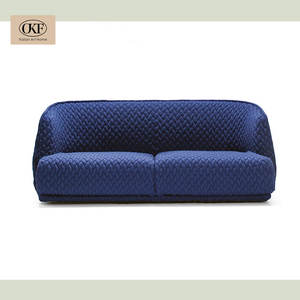 OKF 2025 Moderno Sofá de Oficina Chesterfield Conjunto Minimalista de 2 Plazas para Hoteles Villas Fabricado Pana Relleno de Esponja - Product Image 4