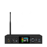 Système de monitoring intra-auriculaire stéréo professionnel IEM206TFT, 1 canal, sans fil, pour les performances sur scène